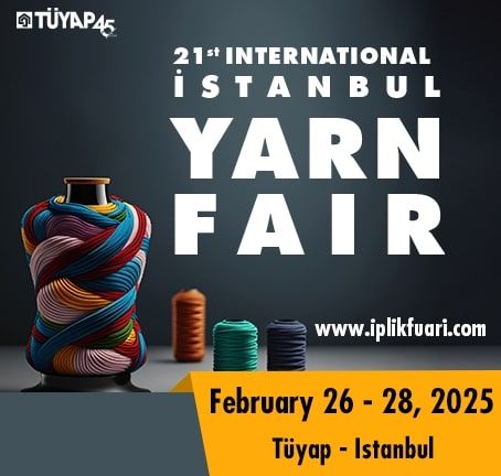 WE WILL PARTICIPATE IN THE 21ST INTERNATIONAL ISTANBUL YARN TUYAP FAIR HALL: 8 STAND: 801E